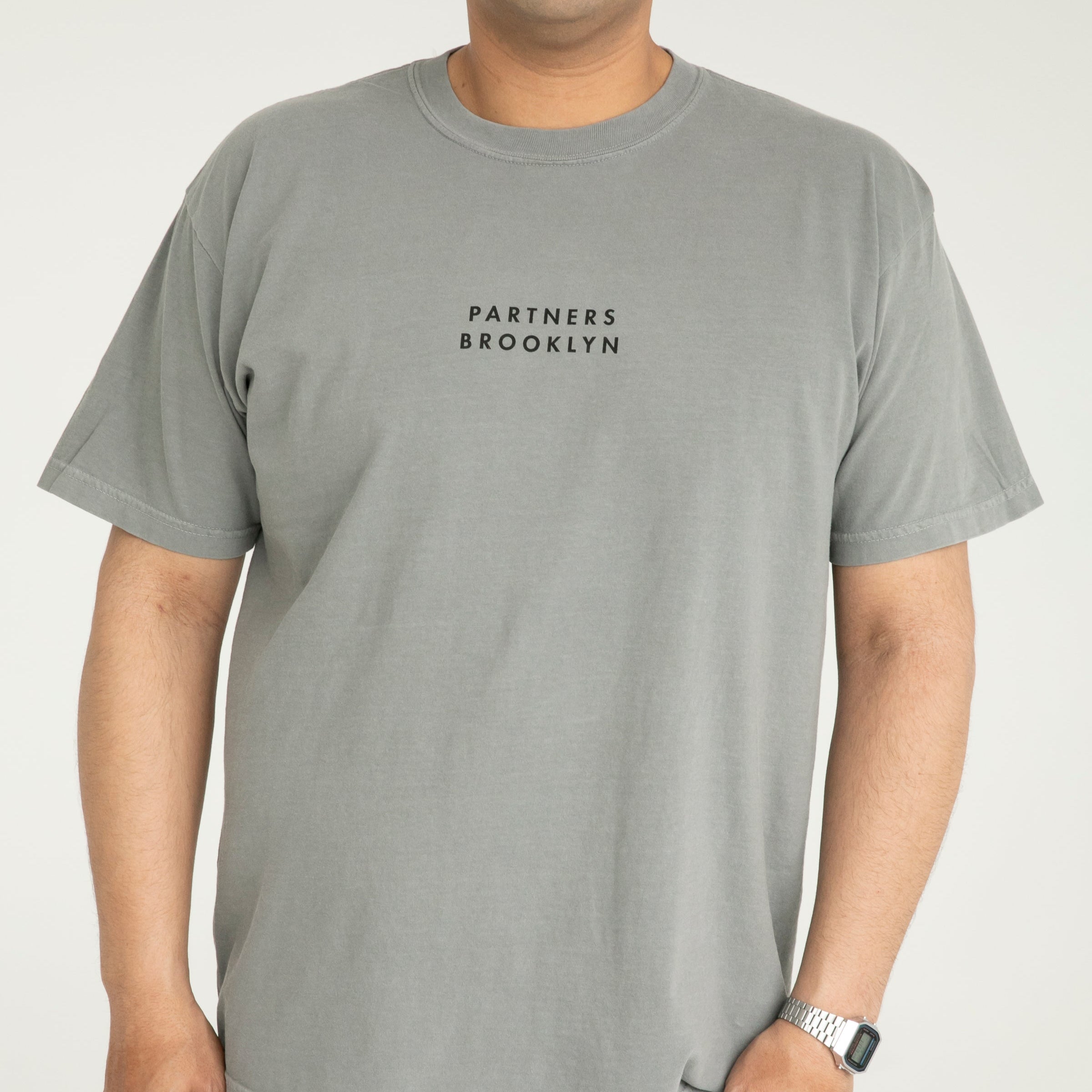 Partners Gray Brooklyn Logo T-Shirt
