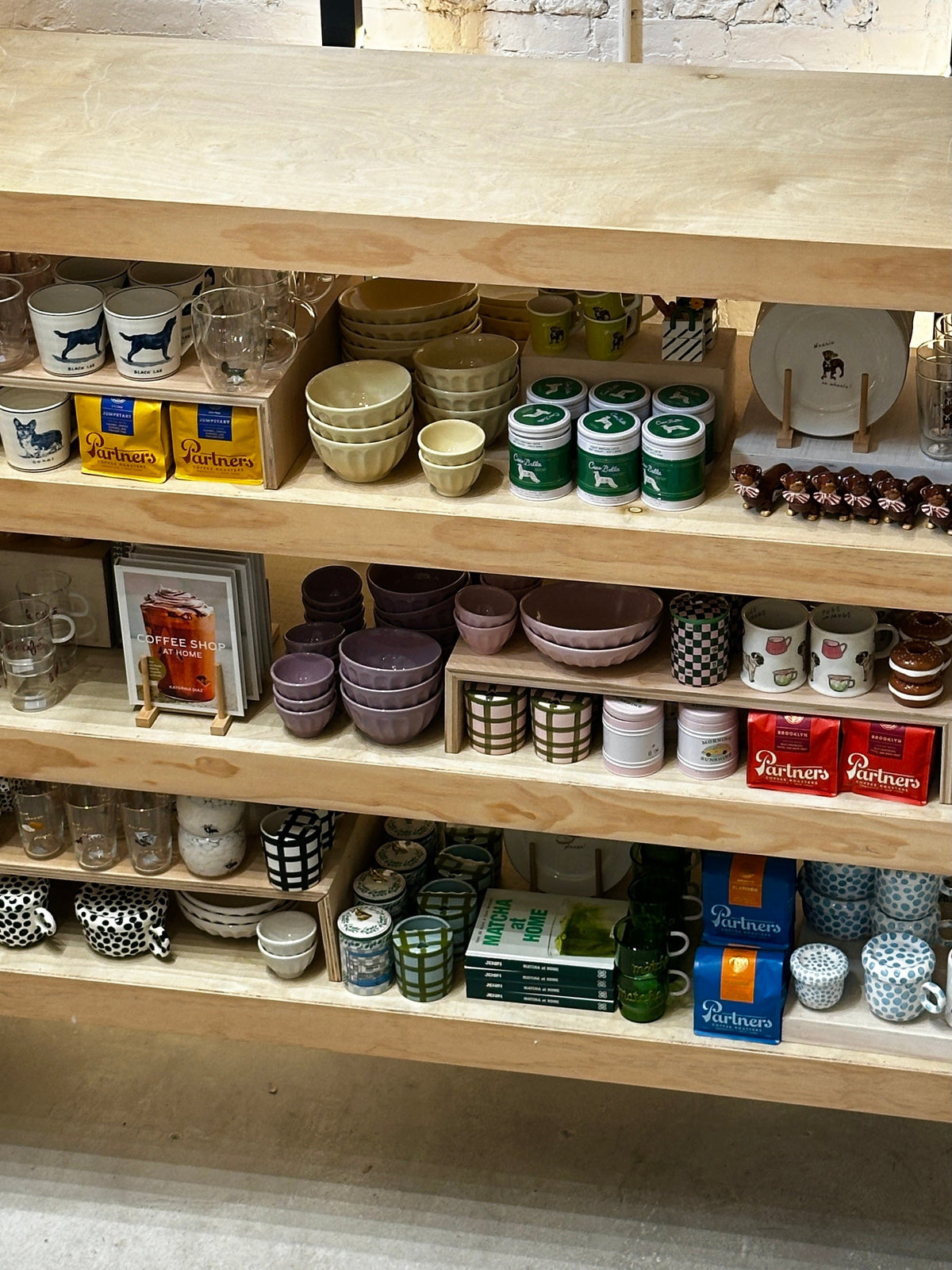 Partners Coffee on the shelves at Anthropologie